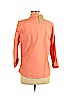 Coldwater Creek 100% Cotton Orange 3/4 Sleeve Button-Down Shirt Size M - photo 2