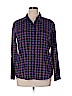 Eddie Bauer 100% Cotton Purple Long Sleeve Button-Down Shirt Size XL - photo 1