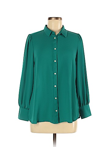 Ann Taylor LOFT Long Sleeve Button-Down Shirt (view 1)