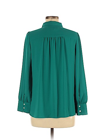 Ann Taylor LOFT Long Sleeve Button-Down Shirt (view 2)