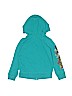 Lucky 100% Cotton Teal Zip Up Hoodie Size 4 - photo 2