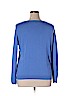 Banana Republic Blue Silk Pullover Sweater Size XL - photo 2