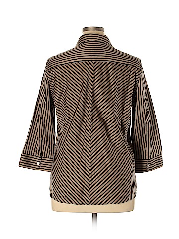 Foxcroft 3/4 Sleeve Button-Down Shirt (view 2)