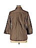 Foxcroft 100% Cotton Tan 3/4 Sleeve Button-Down Shirt Size 16 - photo 2