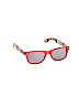 Blu Planet Print Red Sunglasses One size - photo 1