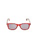 Blu Planet Print Red Sunglasses One size - photo 2