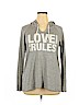 City Streets Gray Pullover Hoodie Size XL - photo 1