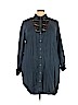 Standards & Practices 100% Tencel Blue Casual Dress Size 2X - photo 1