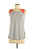 Aqua 100% Polyester Gray Sleeveless Top Size M - photo 1