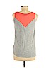 Aqua 100% Polyester Gray Sleeveless Top Size M - photo 2