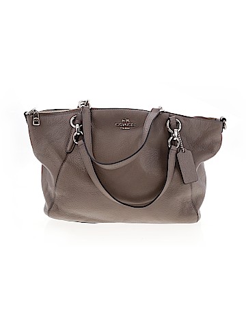 Coach Factory Leather Satchel (view 1)