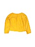 Pearls & Popcorn 100% Cotton Yellow Cardigan Size 3T - photo 2