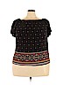 Torrid 100% Rayon Black Short Sleeve Blouse Size 2X Plus (2) - photo 1
