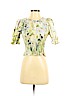 H&M 100% Cotton Green Short Sleeve Top Size 4 - photo 1
