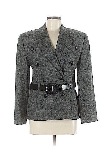 Linda Allard Ellen Tracy Wool Blazer (view 1)