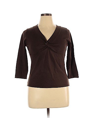 August Silk Pullover Sweater (view 1)