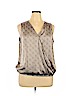 Ann Taylor Factory Gray Sleeveless Blouse Size XL - photo 1