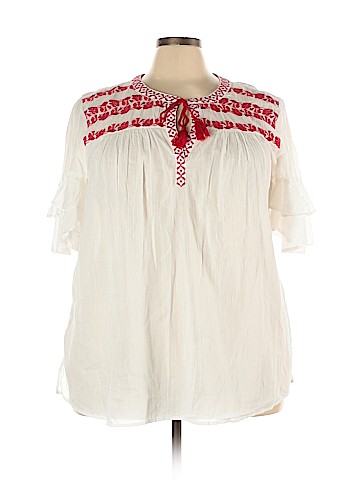 Liz Claiborne Short Sleeve Blouse (view 1)