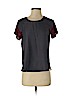 Ann Taylor LOFT 100% Polyester Burgundy Short Sleeve Blouse Size XS (petite) - photo 1