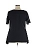 D&Co. Black Short Sleeve Blouse Size 2X - photo 2