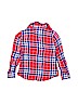Justice 100% Rayon Red Long Sleeve Button-Down Shirt Size 10 - photo 2