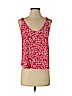 Ann Taylor LOFT 100% Polyester Red Sleeveless Blouse Size XS (petite) - photo 1