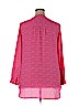 CeCe 100% Polyester Pink Long Sleeve Blouse Size XL - photo 2