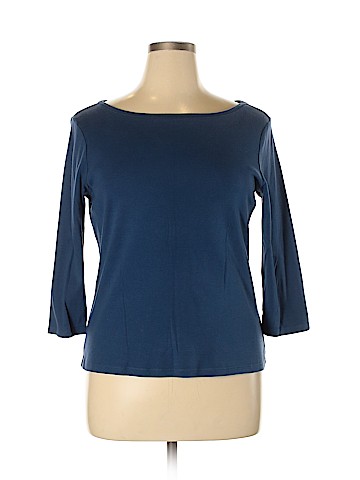 Ann Taylor Factory 3/4 Sleeve T-Shirt (view 1)