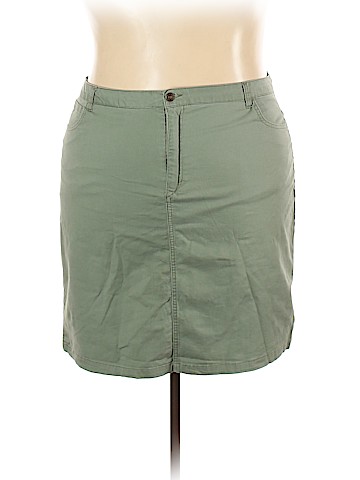 Laura Scott Denim Skirt (view 1)