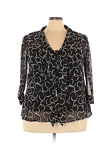 Style&Co Long Sleeve Blouse (view 1)