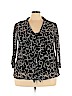 Style&Co 100% Polyester Black Long Sleeve Blouse Size 22 - photo 1