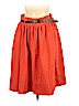 H&M 100% Polyester Orange Casual Skirt Size 8 - photo 1
