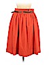 H&M 100% Polyester Orange Casual Skirt Size 8 - photo 2