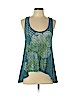 rue21 100% Rayon Blue Sleeveless Top Size L - photo 1