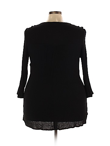 One World 3/4 Sleeve Blouse (view 2)