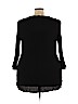 One World 100% Rayon Black 3/4 Sleeve Blouse Size 3X - photo 2