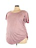 Motherhood Purple Short Sleeve Top Size 3X - photo 1