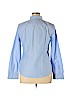 Talbots 100% Cotton Blue Long Sleeve Button-Down Shirt Size 14 - photo 2