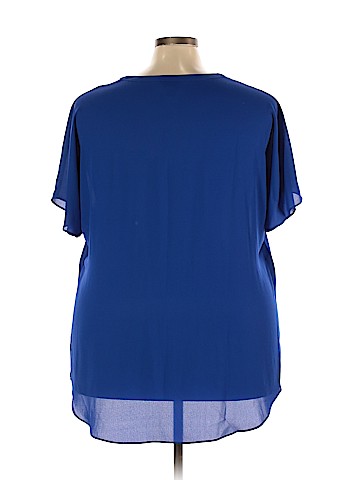 Worthington Short Sleeve Blouse (view 2)