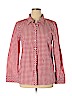 Talbots Outlet 100% Cotton Red Long Sleeve Button-Down Shirt Size XL - photo 1