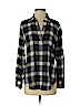 Theory Blue Long Sleeve Button-Down Shirt Size P (petite) - photo 1