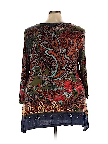 New Directions 3/4 Sleeve Top (view 2)