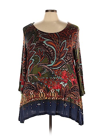 New Directions 3/4 Sleeve Top (view 1)