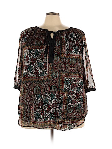 Laura Ashley 3/4 Sleeve Blouse (view 1)