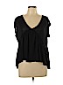 Free People Black Short Sleeve Top Size XS - photo 1