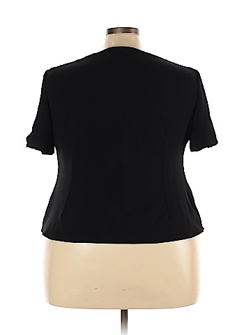 Donna Ricco Short Sleeve Blouse (view 2)