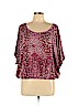 Charlotte Russe Brown Short Sleeve Top Size L - photo 1