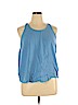 AGB 100% Rayon Blue Sleeveless Blouse Size XL - photo 1