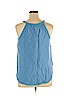 AGB 100% Rayon Blue Sleeveless Blouse Size XL - photo 2