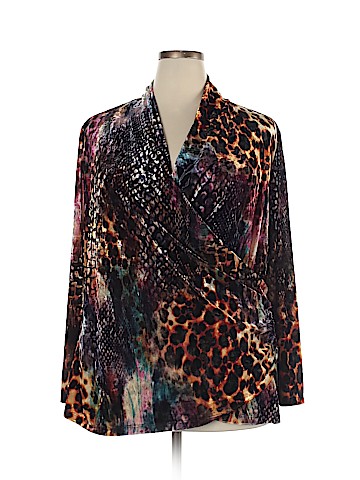 Cj Banks Long Sleeve Blouse (view 1)